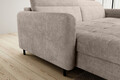 Coltar extensibil stanga 3 locuri ELTAP, LT-18TOU, Gomsi, 228x165x100 cm, lemn/poliester, bej