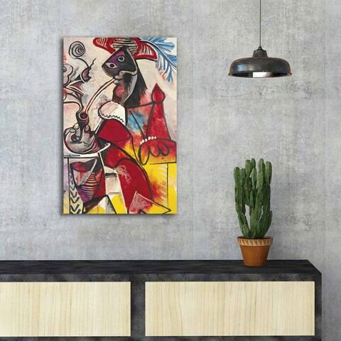 Tablou decorativ, famousart-085, canvas, dimensiune: 45 x 70 cm, multicolor