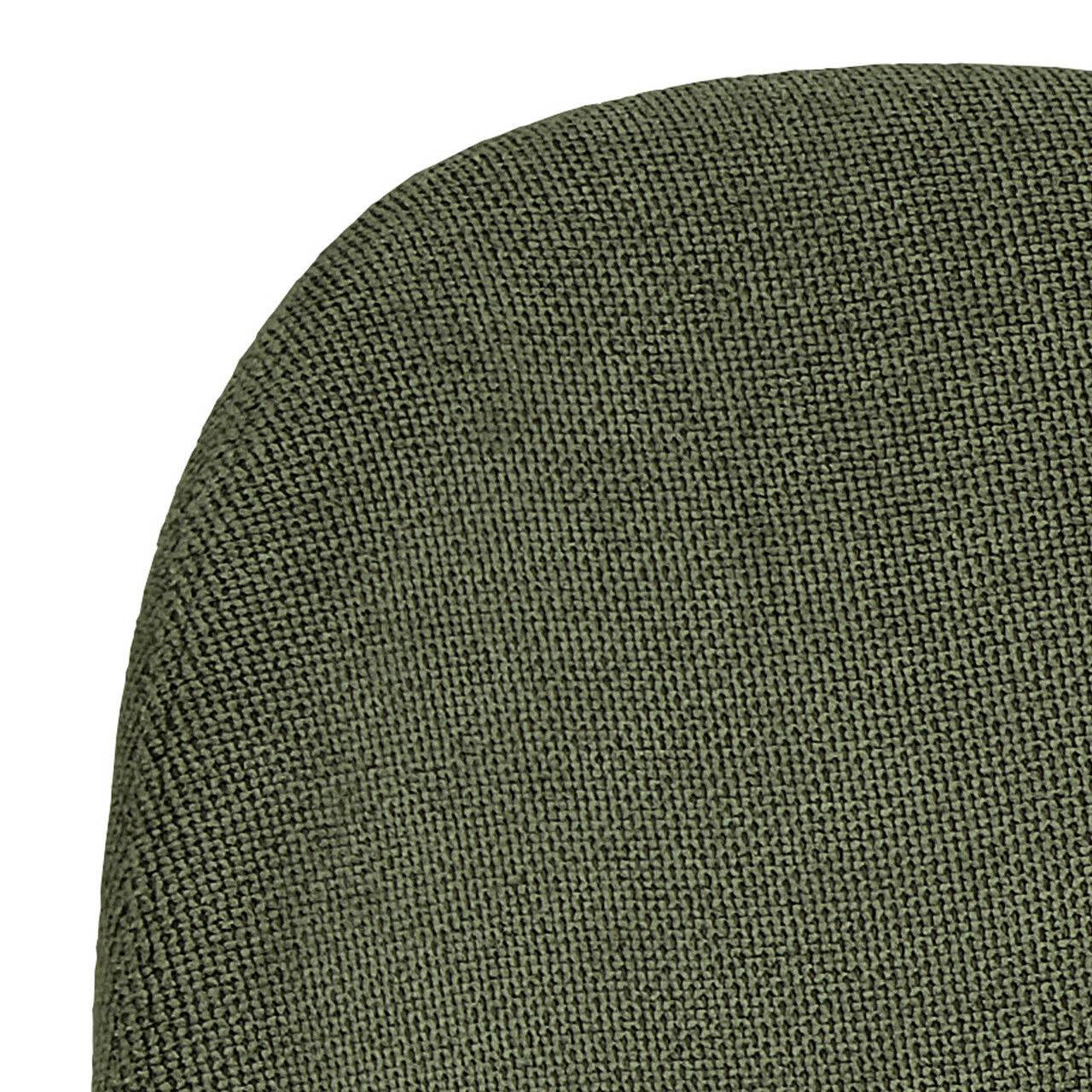 Scaun Cliff, Actona, 50x57.5x87 cm, tesatura structurata/otel, verde forest - view 3