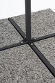 Umbrela pentru gradina / terasa, Sorrento, Bizzotto, Ø 300 cm, stalp Ø 48 mm, otel/poliester, gri inchis