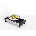 Plita cu lumanari pentru incalzit mancare, Brabantia, Matt, 35.7x18.8x8 cm, otel/aluminiu, argintiu mat