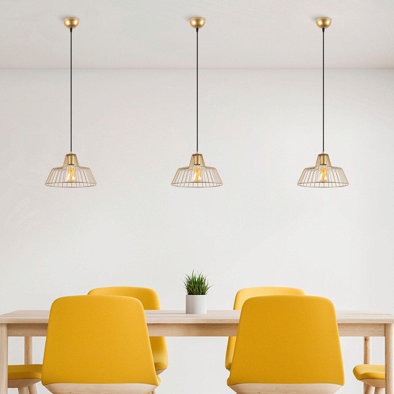 Lustra, Fulgor, 942FLG1446, Metal, Auriu - 2 | YEO