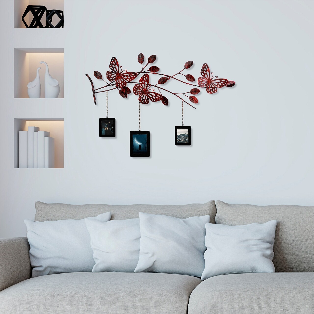 Decoratiune de perete, Dalvere 1, Dimensiuni: 93 x 65 x 4 cm, Multicolor - view 4