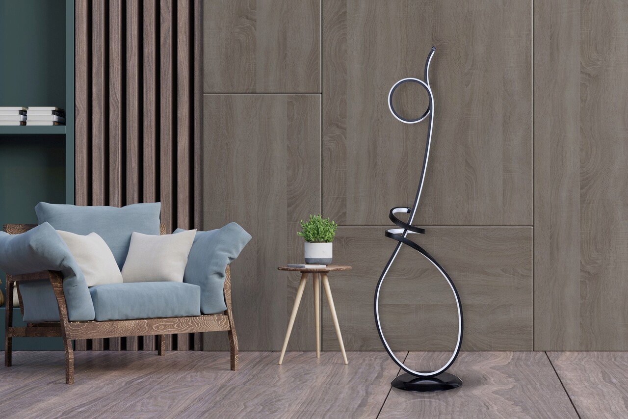 Lampadar, Curlux, 509CRL1104, Aluminiu, Alb - 1 | YEO