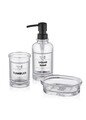 Set de baie, Mia, Sbn0021, Sticla, Transparent
