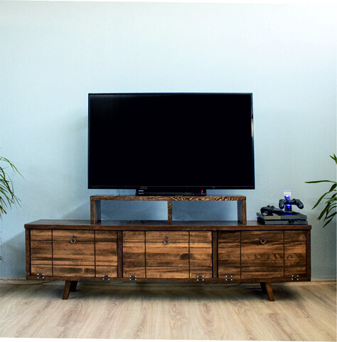 Comoda tv, dekzy, montana, 180x55x30 cm, nuc