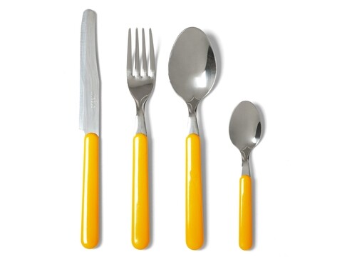 Set tacamuri 24 piese, Fashion, Excelsa, inox, portocaliu
