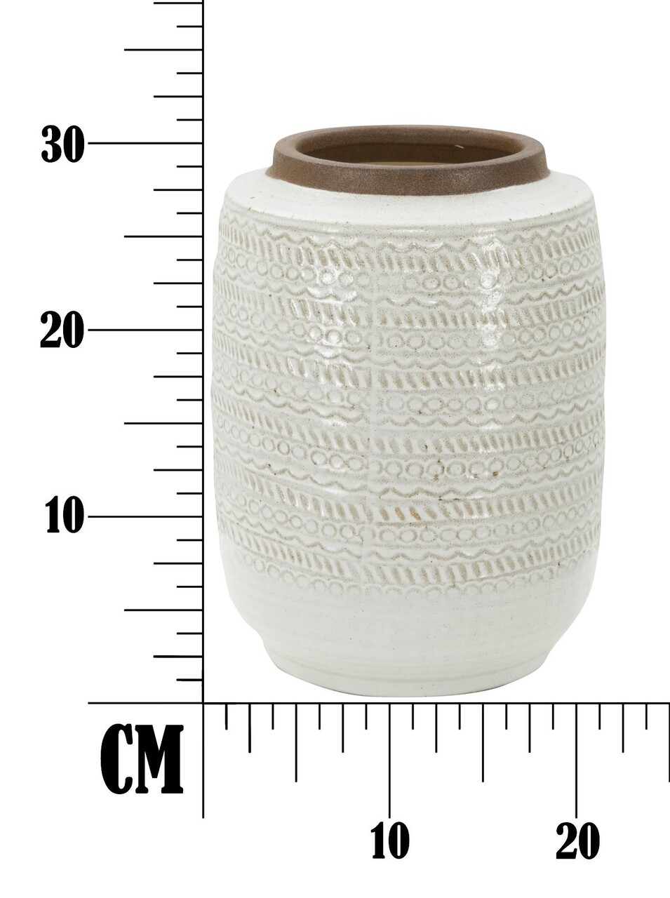 Vaza Tribal, Mauro Ferretti, Ø 21.5x27.5 cm, ceramica