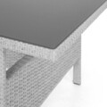 Set coltar 3 piese, Kiara, pentru exterior, 239 x 170 x 73 cm, gri