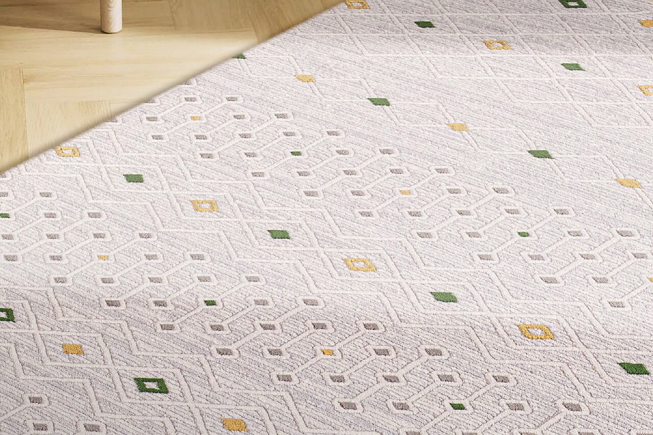 Covor, 45621 Milas, 120x180 cm, Acril, Galben - 1 | YEO