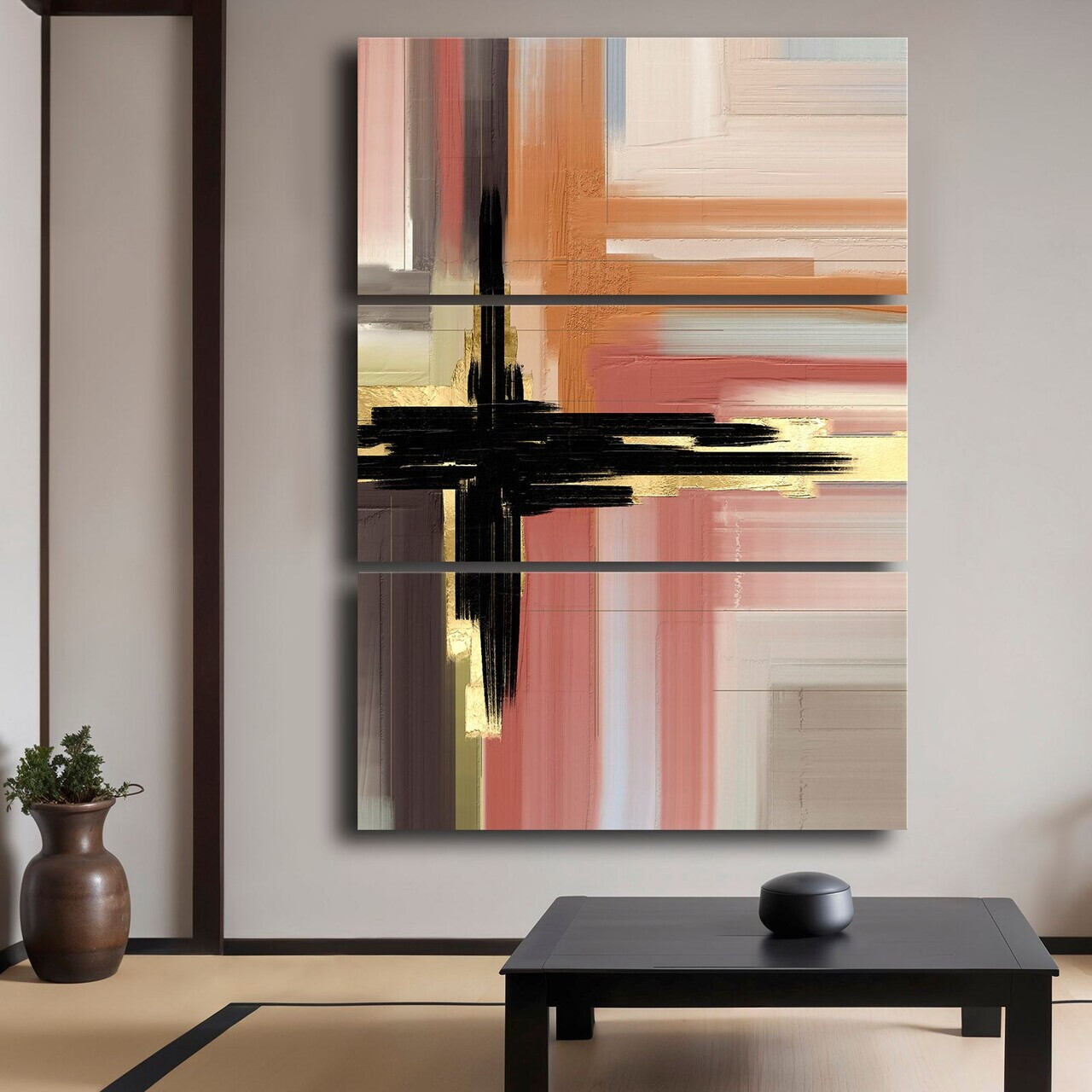 Tablou decorativ, 3P14869C021, Lemn masiv, Material: 100% PÂNZĂ DE POLIESTER, Multicolor