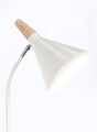 Lampadar Brill, Bizzotto, 31x20x148 cm, 1 x E27, 25W, otel/lemn de pin, alb