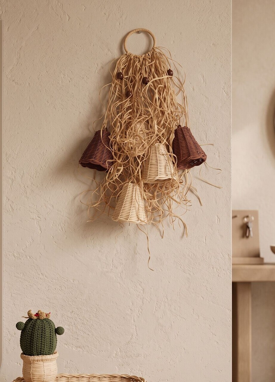 Decoratiune de perete, DB0007, Dimensiune: 50 x 60 cm, Alb — imaginea 2