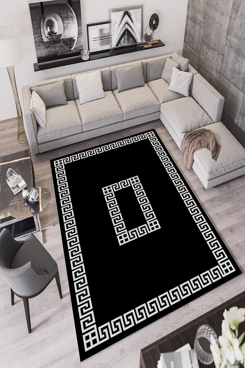 Covor W872 180x280 cm Poliester Negru