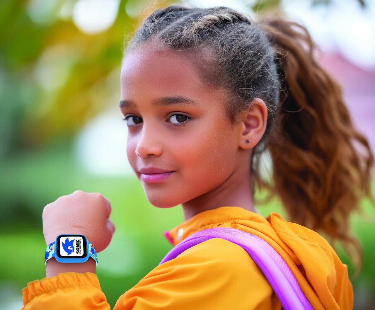 Ceas cu aparat foto si camera video pentru copii Sonic, LEXIBOOK, 25 cm, plastic, albastru - imagine 3