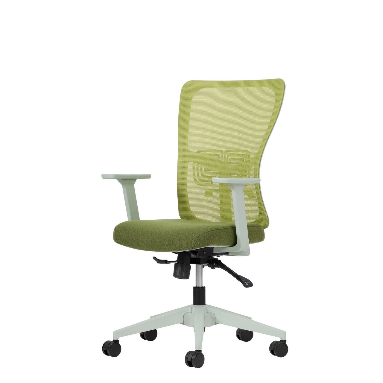 Set scaune de birou (2 piese), Hanah Home, Lumbar 108, Plastic, Verde - view 4