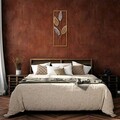 Decoratiune de perete, Timeyi, Metal, Dimensiune: 32 x 90 x 5 cm, Multicolor