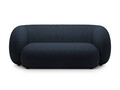 Canapea modulara 2 locuri, Kate, Micadoni, 183x99x76 cm, tesatura boucle, albastru inchis