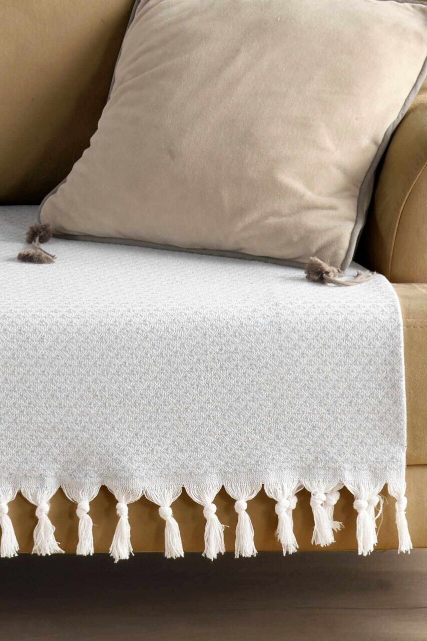 Cuvertura de pat, L'essentiel Maison, 115, Bumbac, Gri — imaginea 2