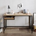 Birou, Hadley, Victory, 120x75x60 cm, Nuc negru