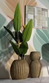 Vaza decorativa Breeze, Mauro Ferretti, 32x32.5 cm, oxid de magneziu, verde inchis