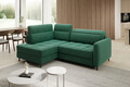 Coltar extensibil stanga 3 locuri ELTAP, LT-35LU, Barea, 208x160x100 cm, lemn/poliester, verde inchis