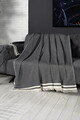 Cuvertura de pat, Alinda - Anthracite (170 x 230), DC Home, Bumbac