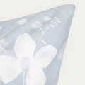 Lenjerie de pat dubla Blossom, Homla, 3 piese, 160x200 cm, microfibra din poliester, albastru/alb