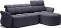 Coltar extensibil dreapta 3 locuri ELTAP, Beneth, 301x185x115 cm, lemn/poliester, albastru
