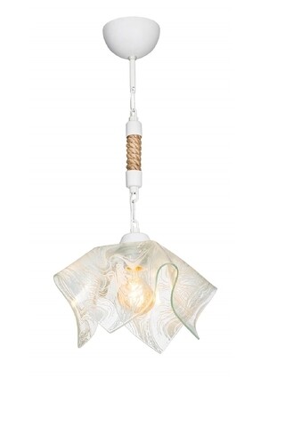 Lustra beyaz, asz.1408, squid lighting, 20x20x56 cm, 60w, alb