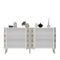 Consola, Olivia, Dome KB150, Alb/Auriu
