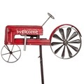 Decoratiune de gradina, Tractor Spinner, Creaciones Meng, 130 cm, fier