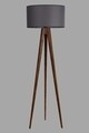 Lampadar, Luin, 8284-1, E27, 60 W, lemn/textil