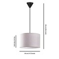 Lustra, FullHouse, 390FLH2163, Metal, Gri