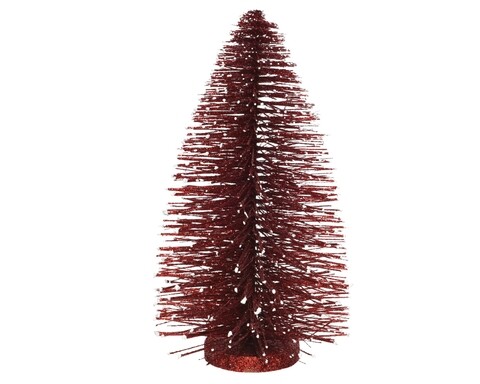 Poza Decoratiune Tree, Decoris, 22x53 cm, plastic, rosu