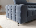 Coltar extensibil dreapta 3 locuri ELTAP, RT-40AU, Felro, 285x181x93 cm, lemn/poliester, albastru