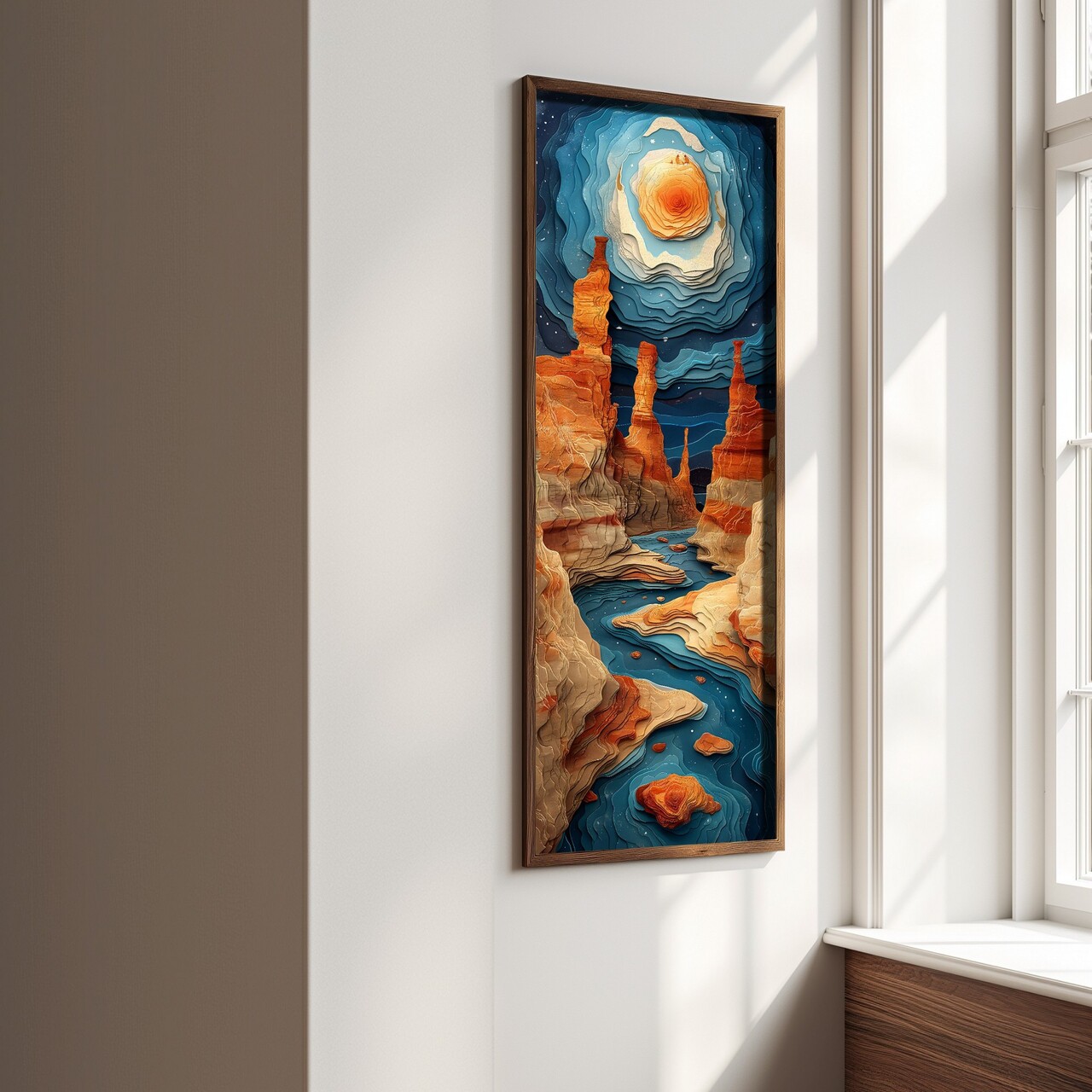 Tablou decorativ, LONG012-S/120-40, Imprimat UV, Multicolor - view 6