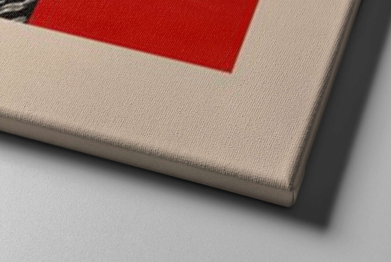 Tablou decorativ, ASR_CNV2-19 50x50, Canvas, Lemn, Multicolor — imaginea 3
