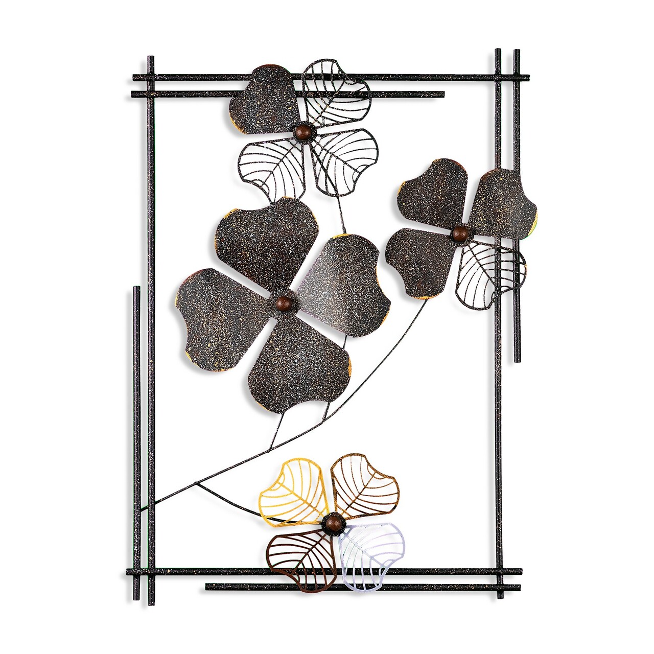 Decoratiune de perete, Shannan 2, Dimensiuni: 50 x 70 x 4 cm, Multicolor - view 6