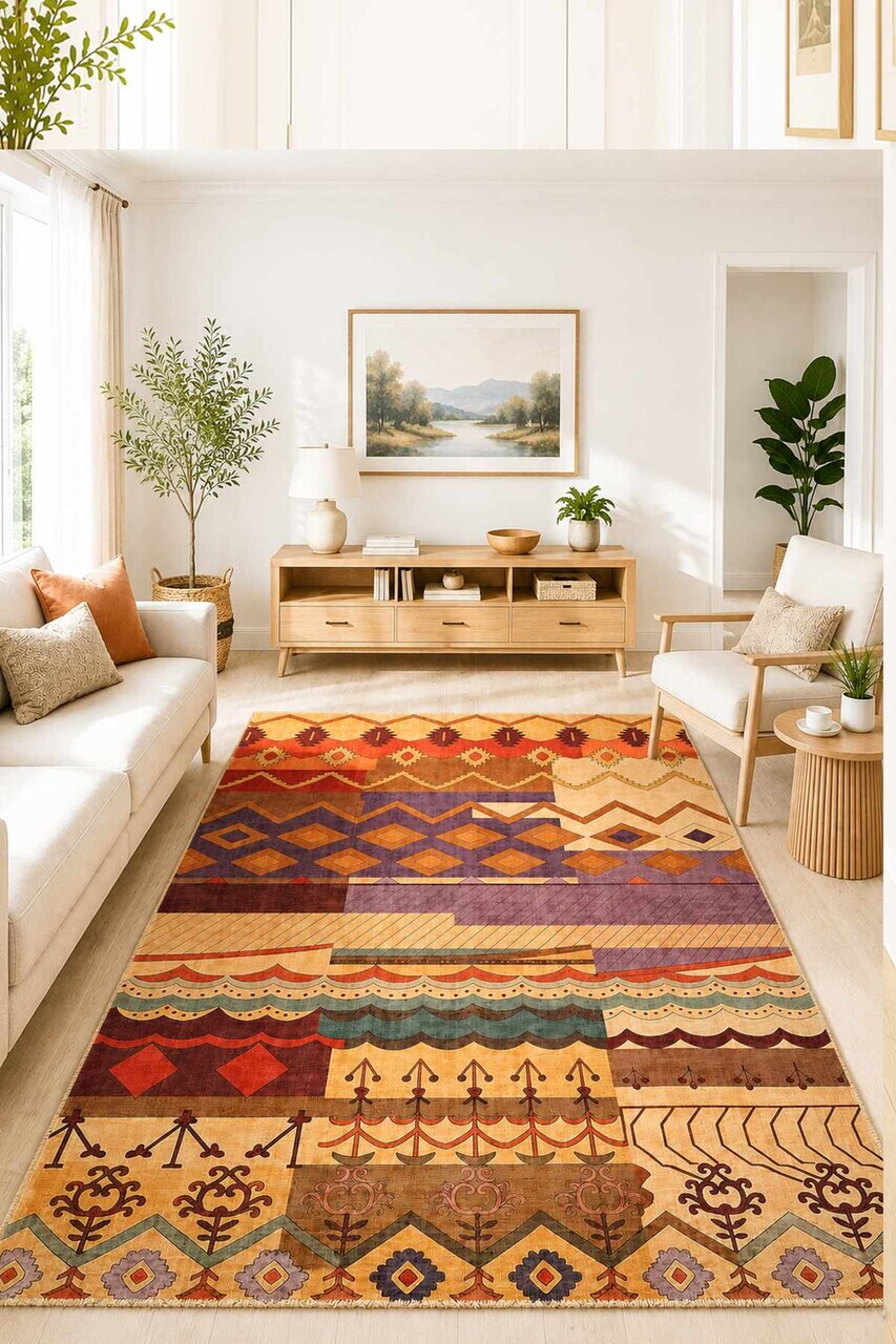 Covor, Perium, 80x200 cm, Multicolor