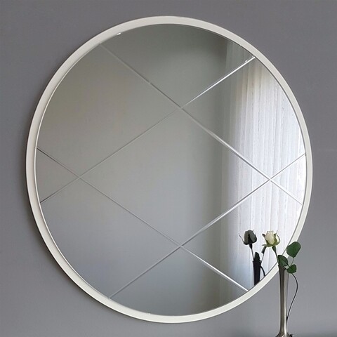 Oglinda decorativa a701, neostill, 60 cm, argintiu