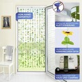 Perdea decorativa pentru usa Sunflowers, Maximex, 90x1x190 cm, poliester/polipropilena, multicolor