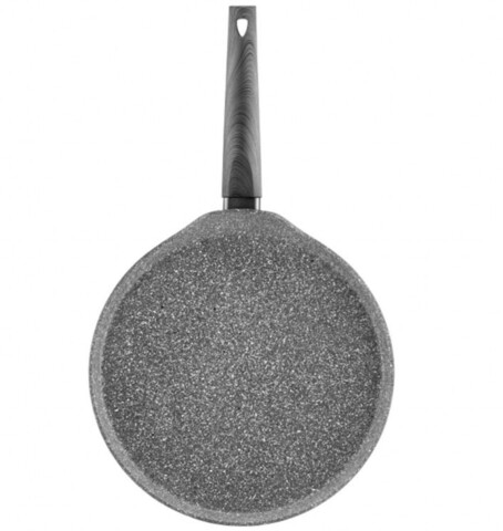 Tigaie pentru clatite loft, ambition, 28 cm, aluminiu forjat, invelis qualum basic stone