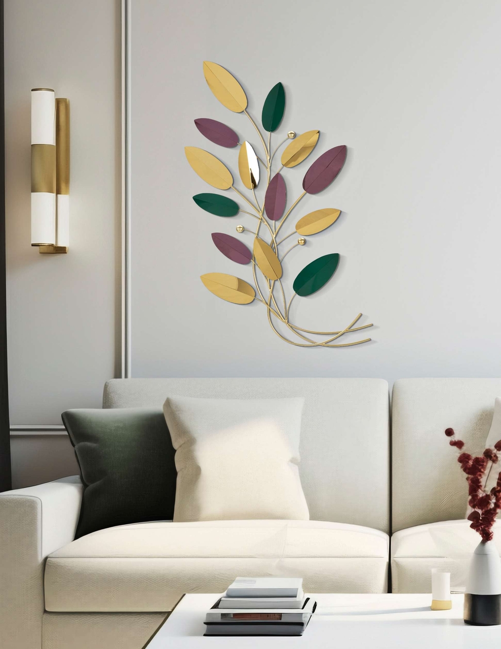 Decoratiune de perete Colorful, Mauro Ferretti, 59x3.8x98.4 cm, fier, multicolor - 2 | YEO