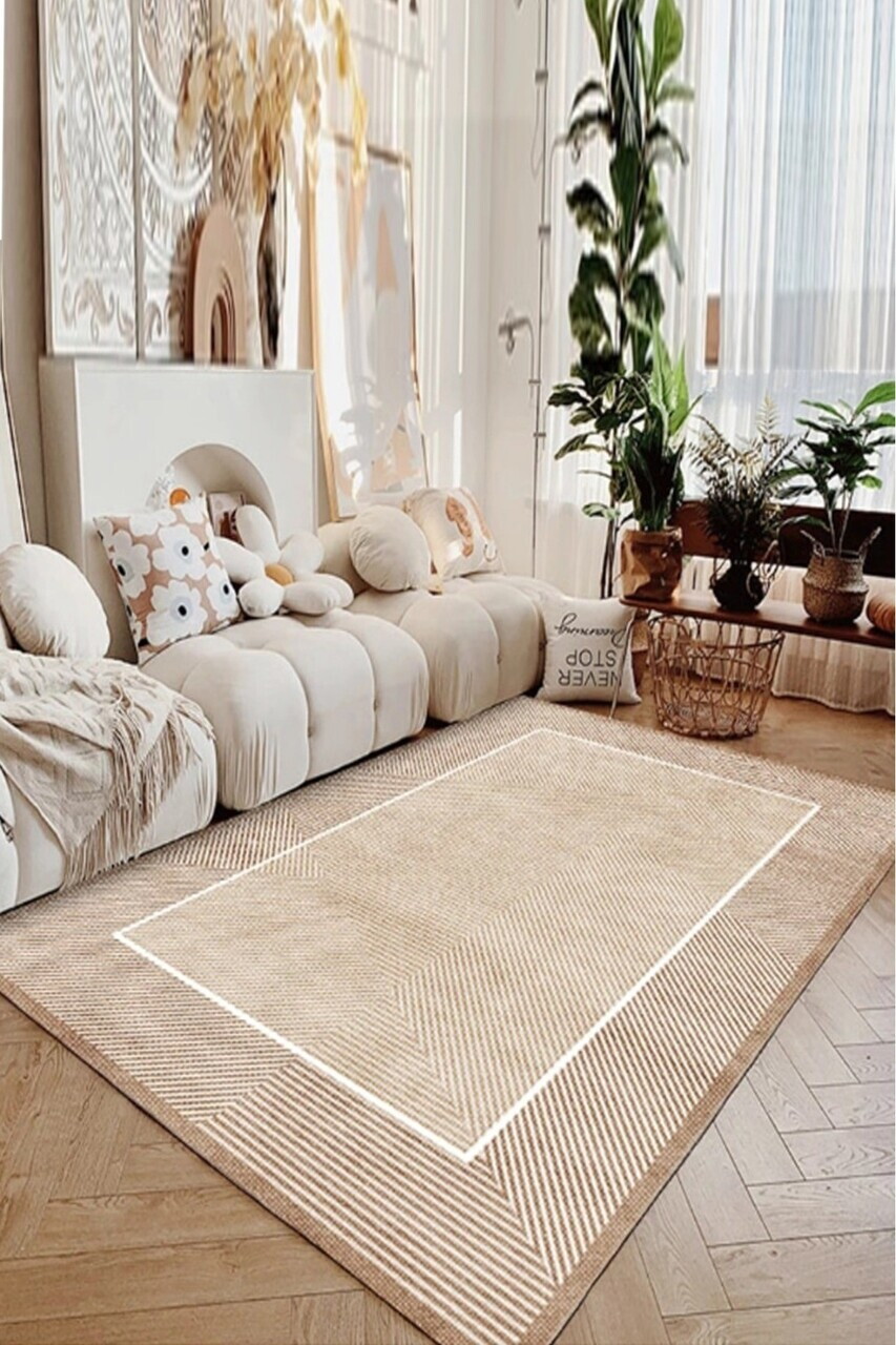 Covor, CLR-0000568-005, 80x300 cm, Poliester, Maro