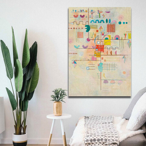 Tablou decorativ, 70100kandinsky013, canvas , lemn, multicolor