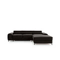 Coltar extensibil dreapta 3 locuri ELTAP, RT-05LO, Grayson, 278x205x92 cm, lemn/poliester, gri inchis