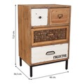Comoda Collector, Creaciones Meng, 48x36.5x72.5 cm, lemn de brad