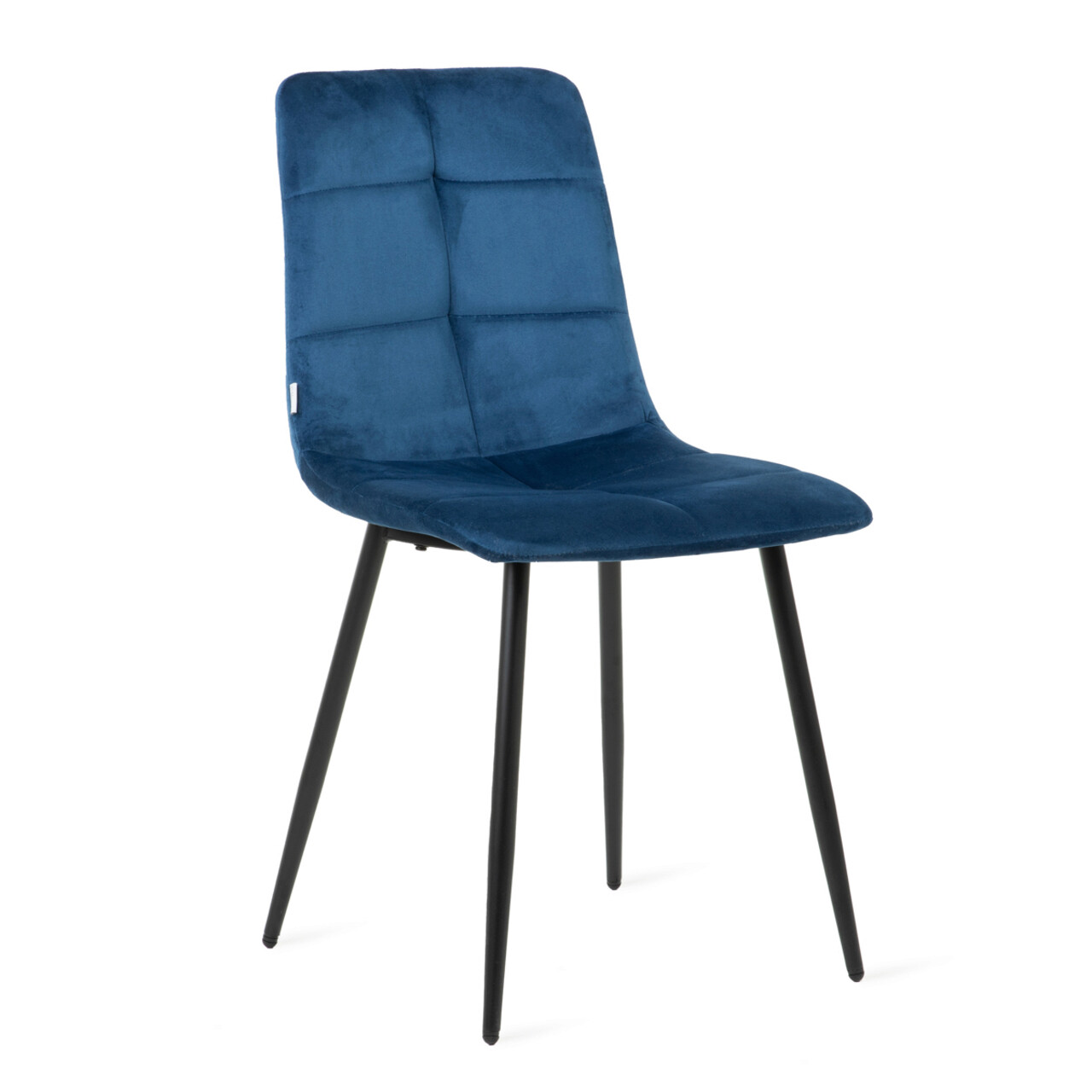 Scaun Triss, Homla, 57x44x88 cm, metal/catifea din poliester, albastru - 1 | YEO