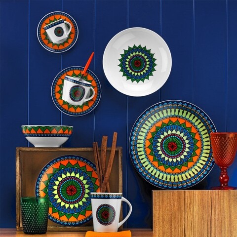 Serviciu de masa, 24 piese, kutahya porselen, zg24y24308982, portelan, multicolor